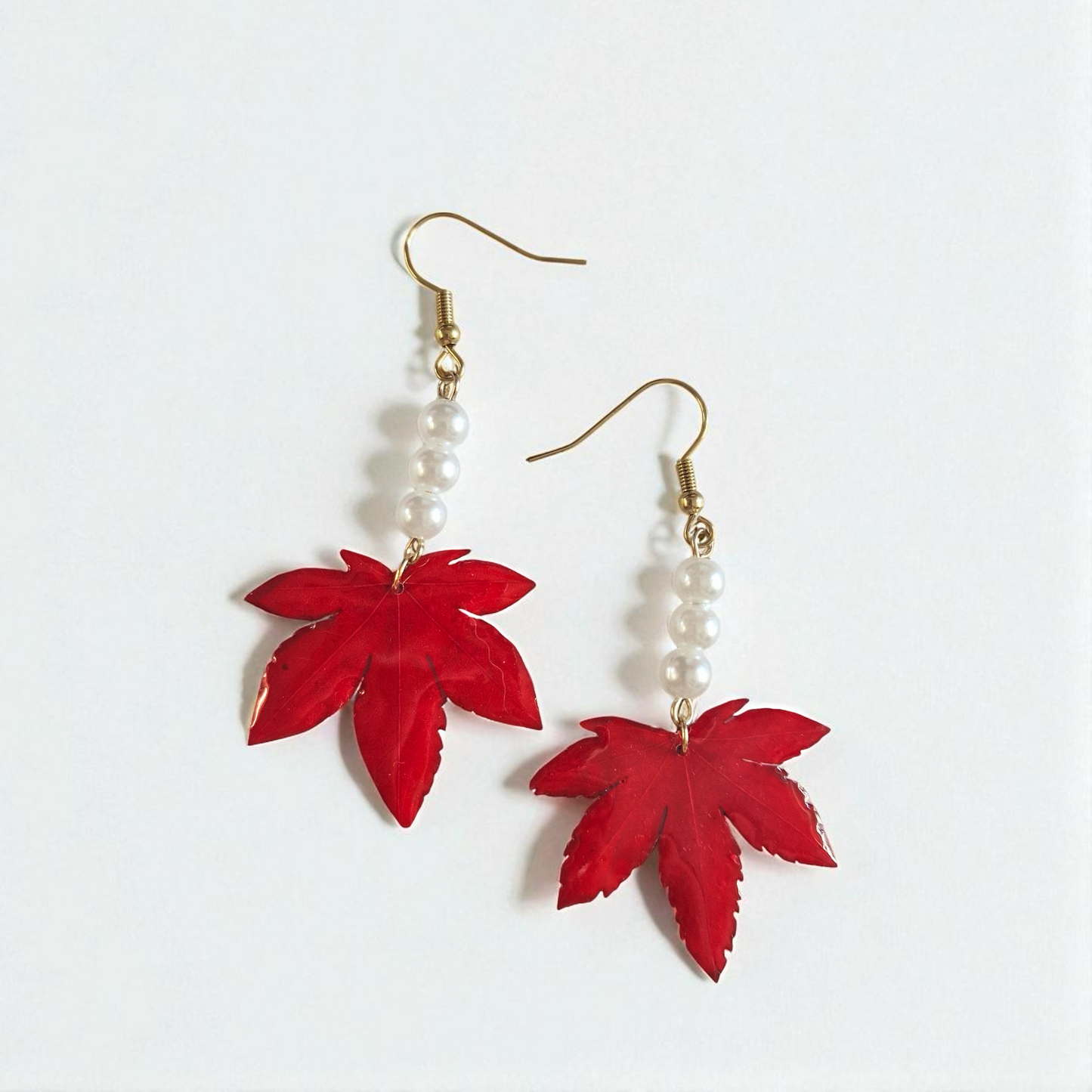 echte japanische Ahornblätter❤︎ Schmuckset