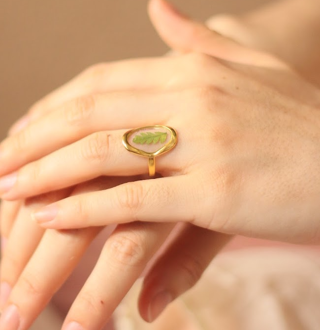 echtes Farn❤︎ Ring