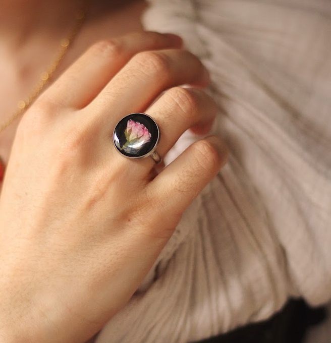 echte Rosenblüte❤︎ Ring