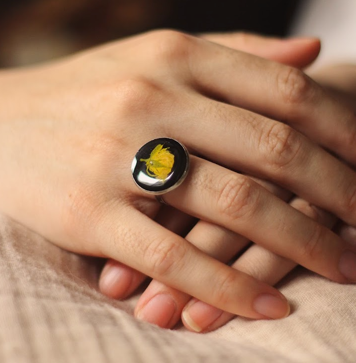 echte Rosenblüte❤︎ Ring