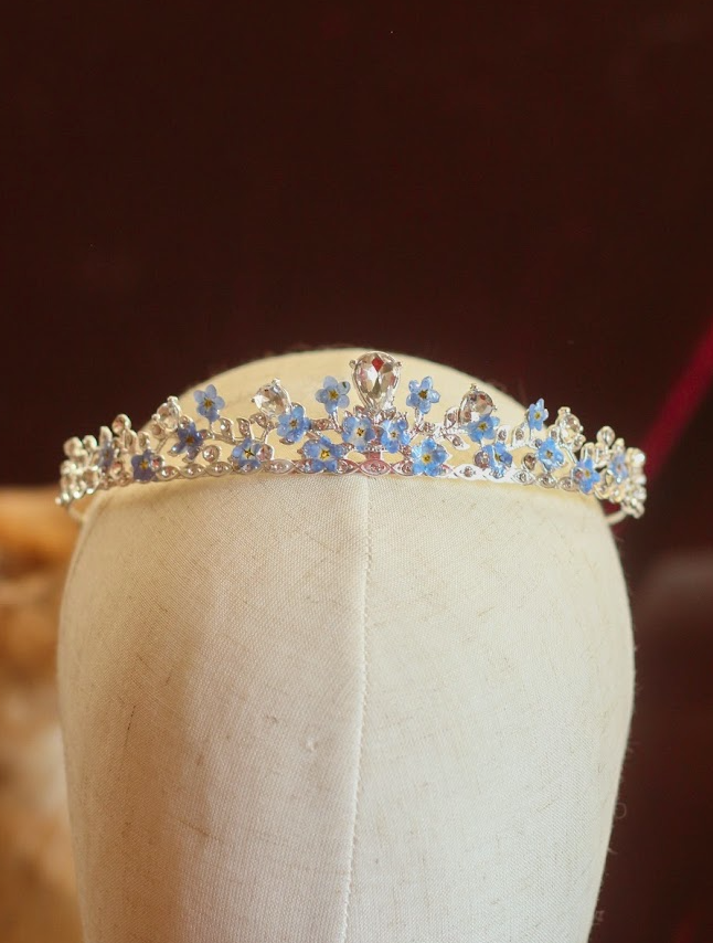 echte Vergissmeinnicht Blüten❤︎ Tiara