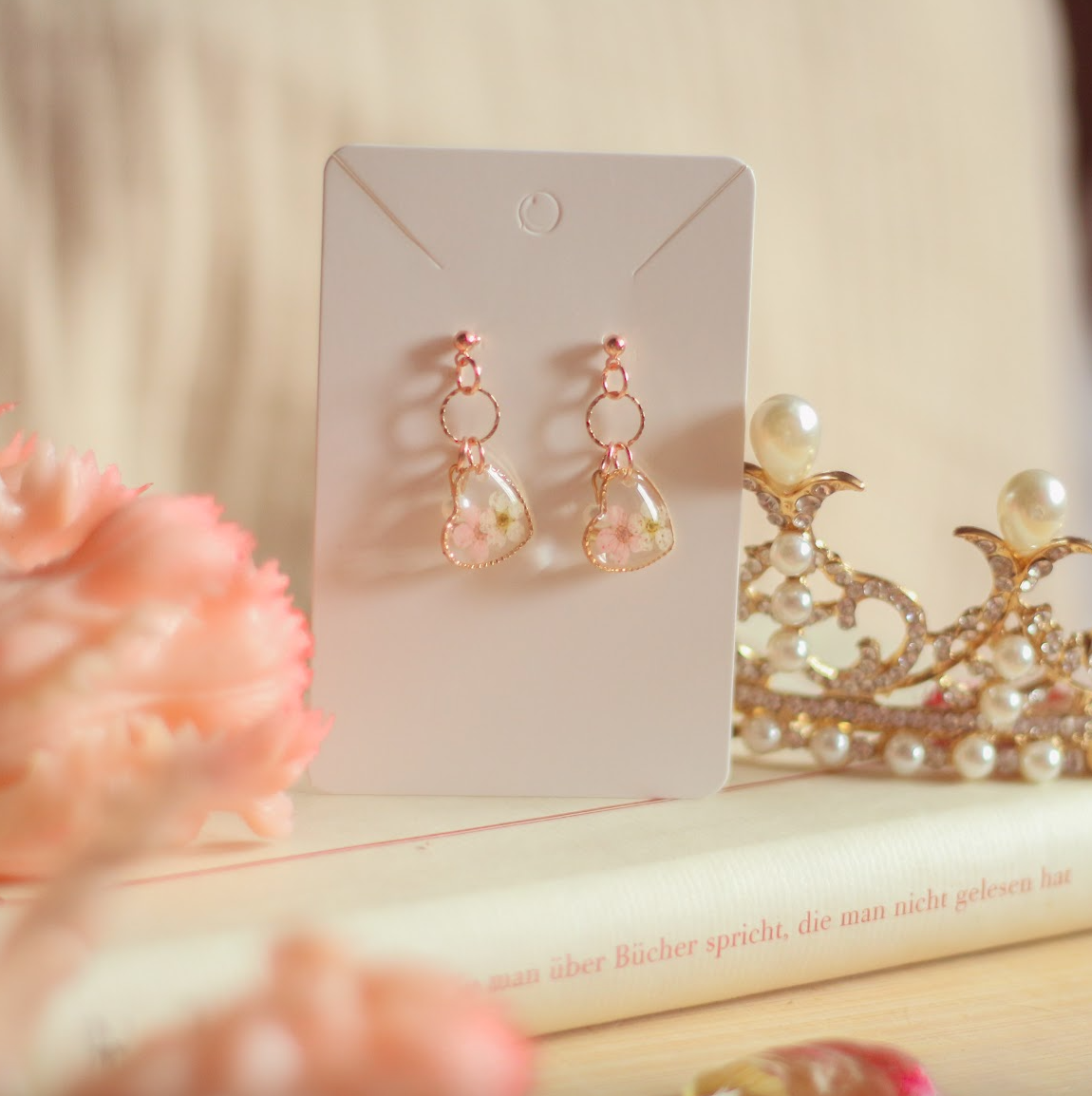 Sakura Kirschblüten❤︎ Herzchen Ohrringe