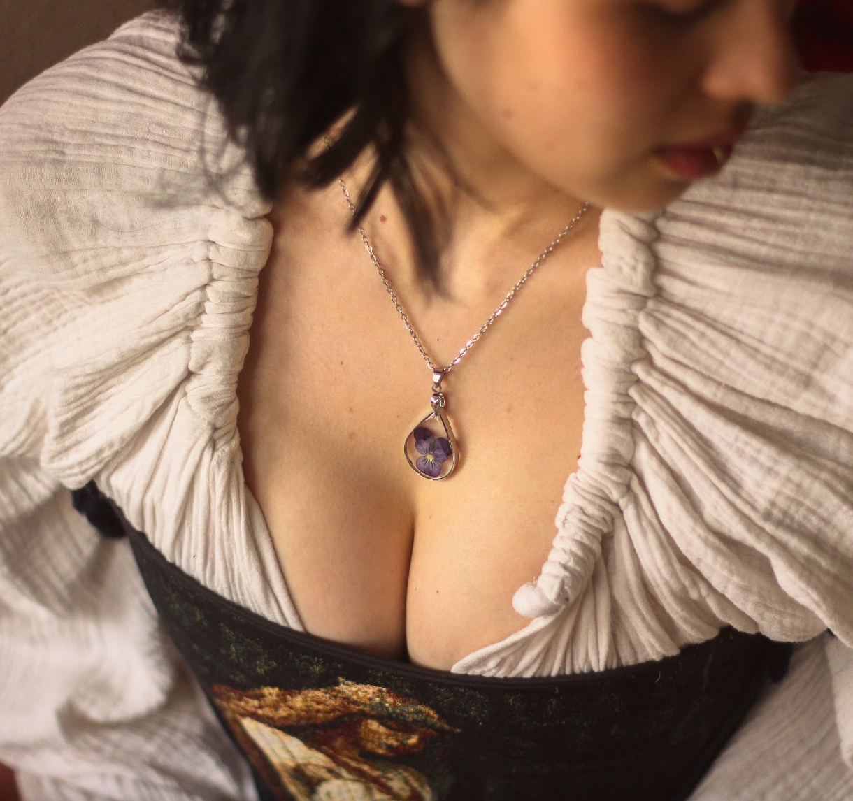 Stiefmütterchen❤︎ Halskette