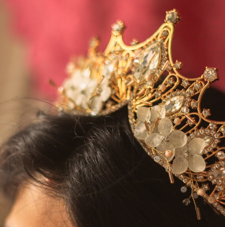 Weisse Hortensia ❤︎ Tiara