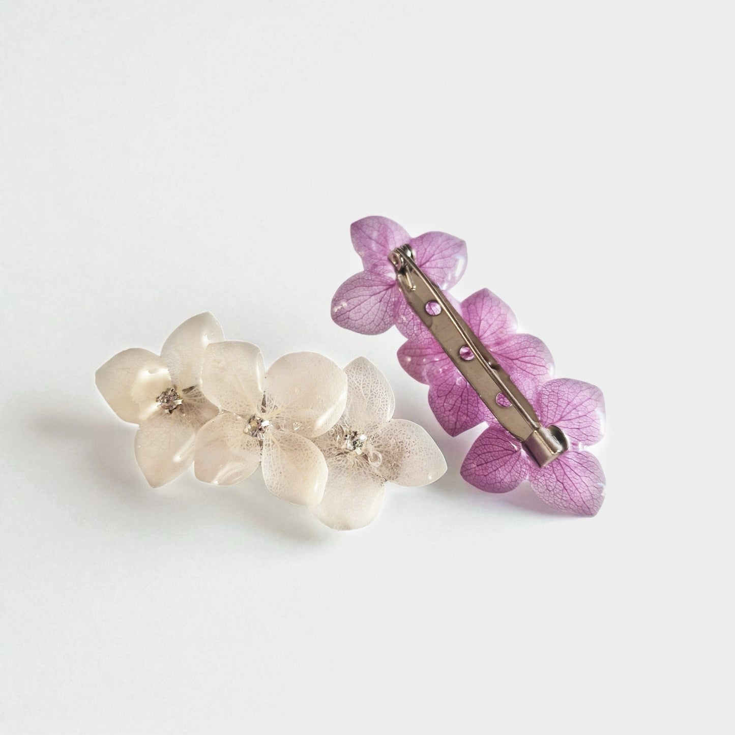 echte Hortensia❤︎ Brosche