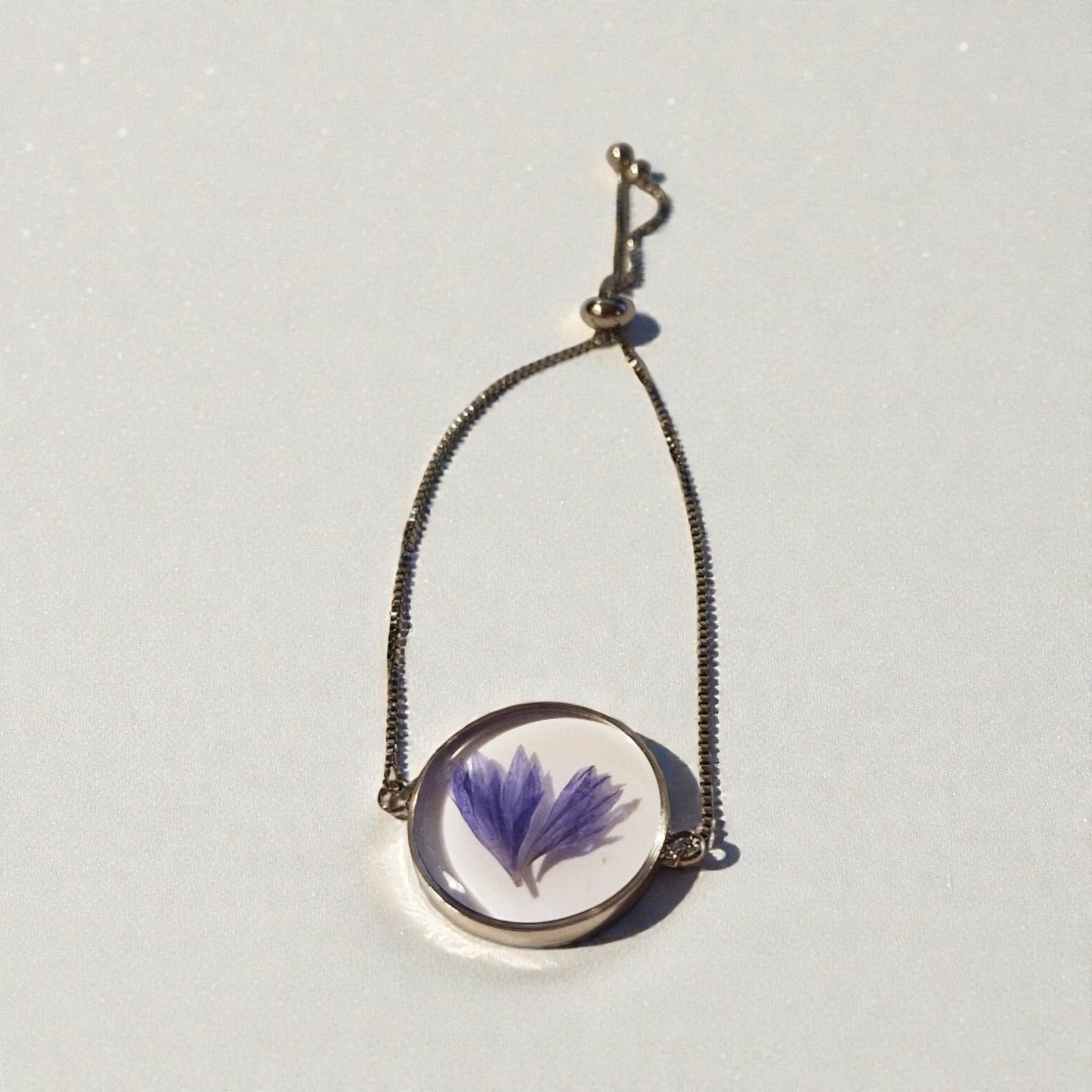 echte Herbstzeitlose- Blüten ❤︎ Armband