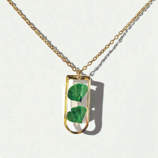 echtes Farn & Gräser❤︎ Halskette