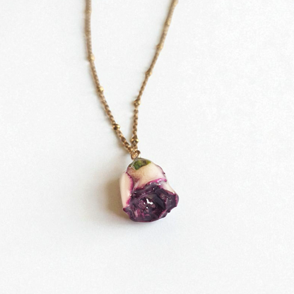 echte Rosenknospe❤︎ Halskette