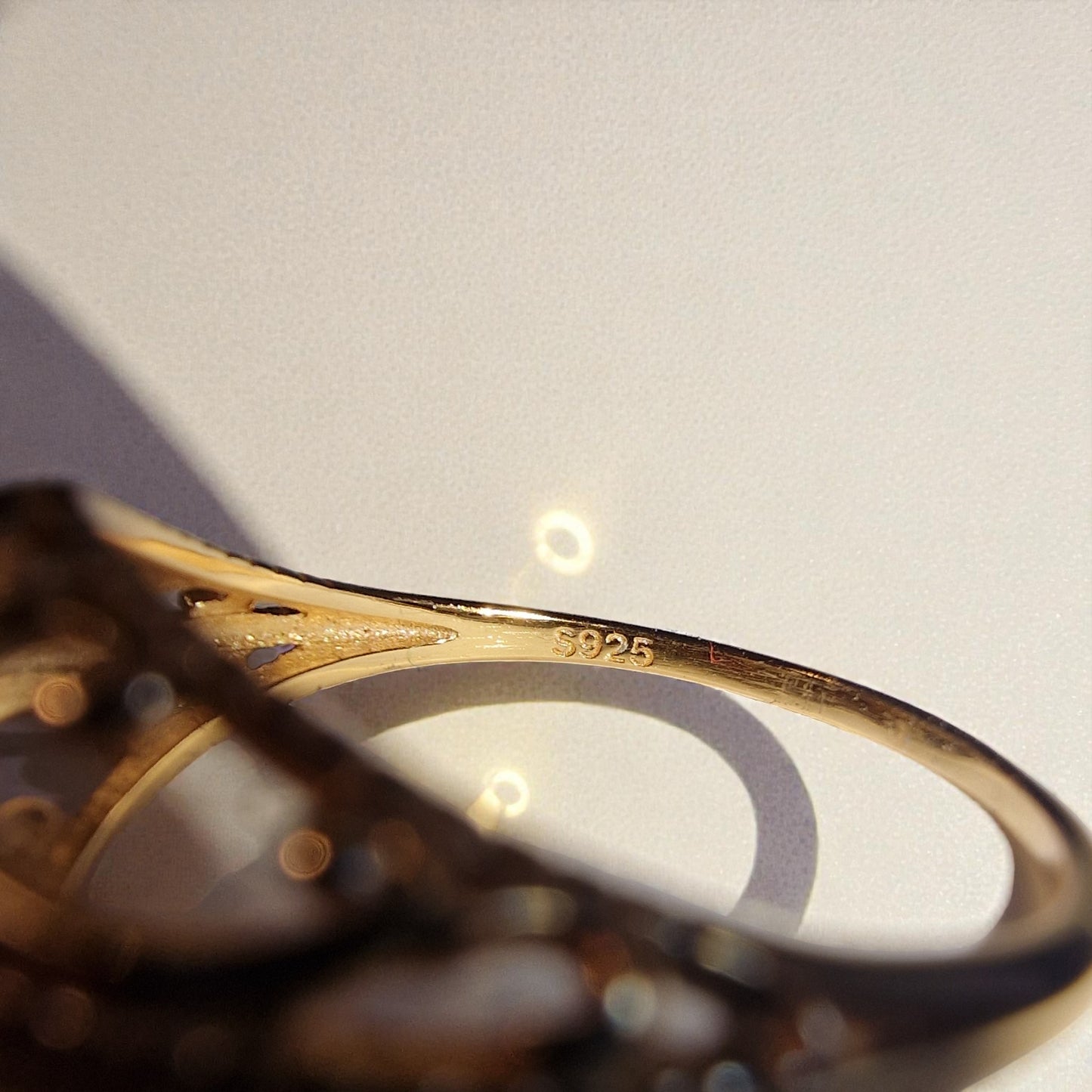 Selenit Kristall Silber-Ring ❤︎ verschiedene Grössen