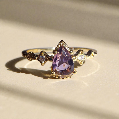 Amethyst Silber-Ring ❤︎ verschiedene Grössen