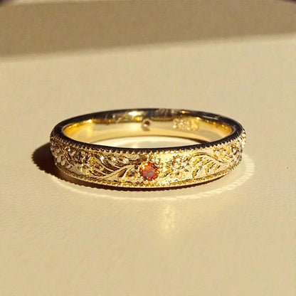 Granat Silber-Ring ❤︎ verschiedene Grössen