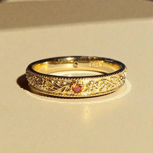 Granat Silber-Ring ❤︎ verschiedene Grössen