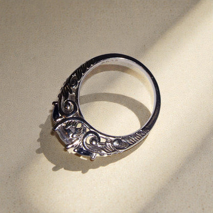 Tansanit & Zirkon Silber-Ring ❤︎ verschiedene Grössen