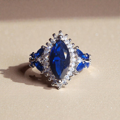 Tansanit Silber-Ring ❤︎ verschiedene Grösse