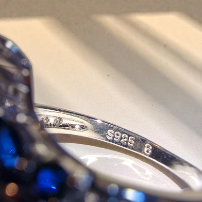 Tansanit Silber-Ring ❤︎ verschiedene Grösse