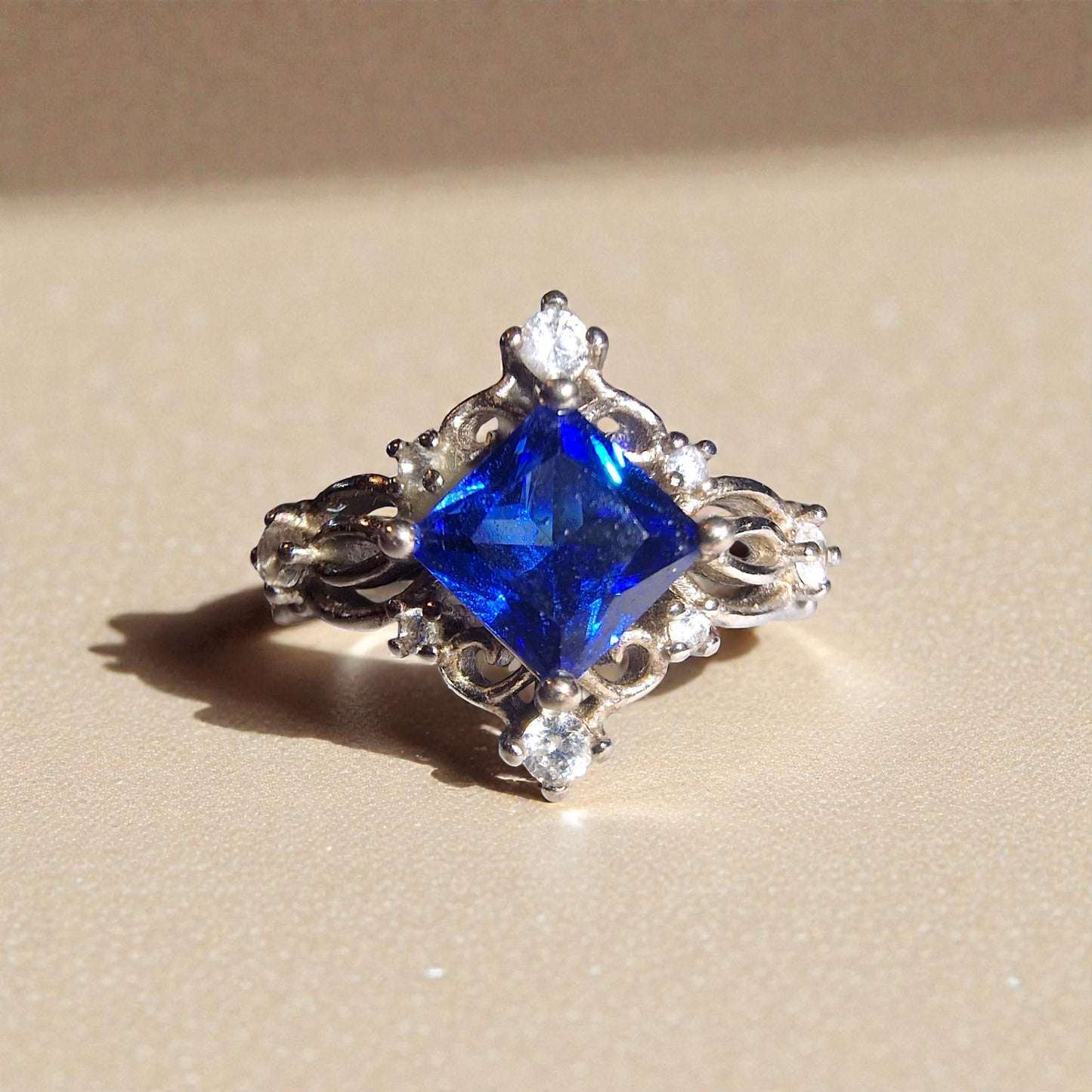 Tansanit Silber-Ring ❤︎ verschiedene Grösse