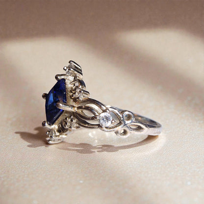 Tansanit Silber-Ring ❤︎ verschiedene Grösse