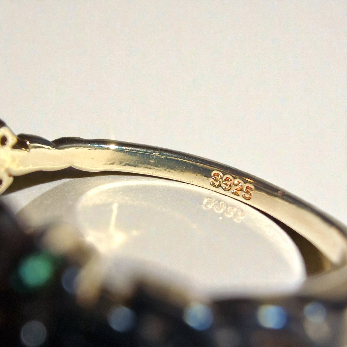 Grüner Achat Silber-Ring ❤︎ verschiedene Grösse