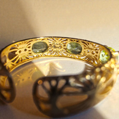 Peridot Silber-Ring ❤︎ Grössenverstellbar