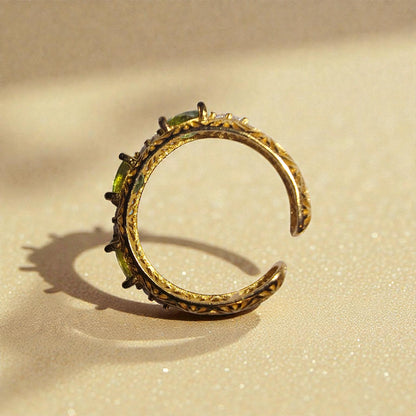 Peridot Silber-Ring ❤︎ Grössenverstellbar