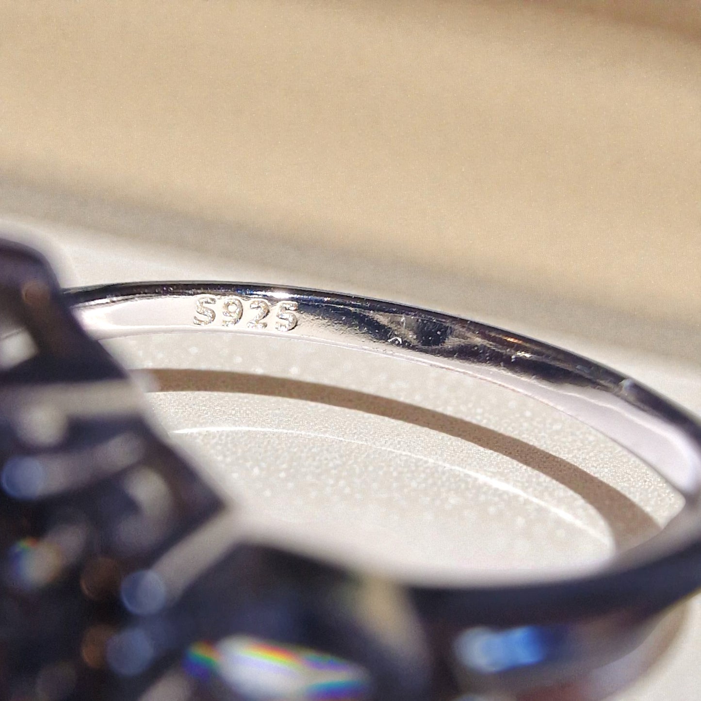 Blaufluss Stein Silber-Ring ❤︎ verschiedene Grösse