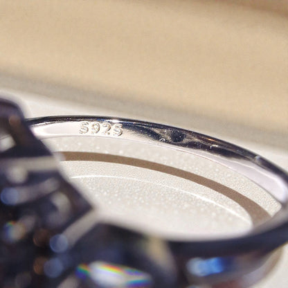 Blaufluss Stein Silber-Ring ❤︎ verschiedene Grösse