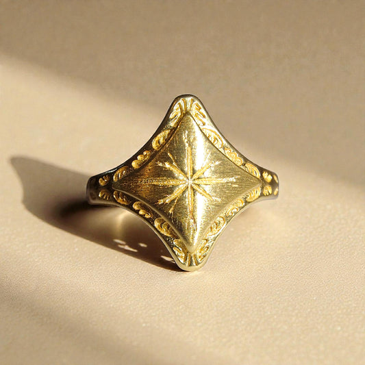 Abendstern Silber-Ring ❤︎ Grössenverstellbar