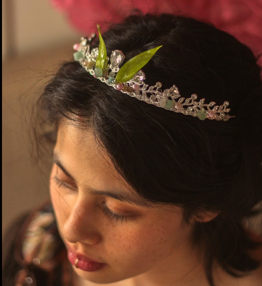 Tau Blätter❤︎ Tiara