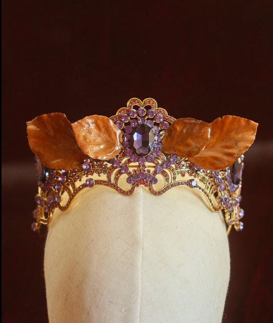 Echte Blätter Buche ❤︎ Tiara