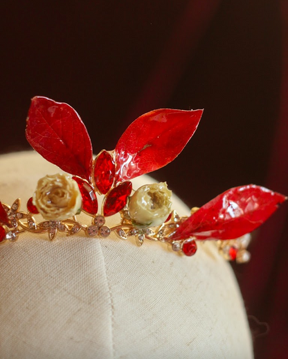 echte Blaubeeren Blätter❤︎ Tiara