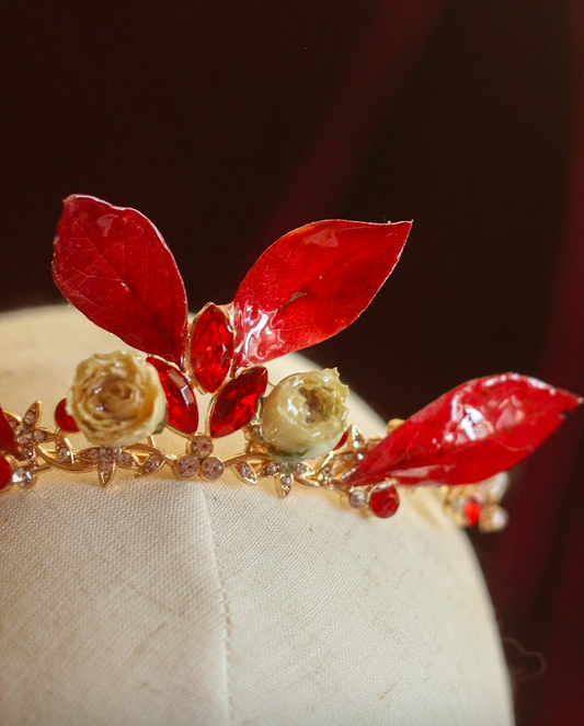 echte Blaubeeren Blätter❤︎ Tiara