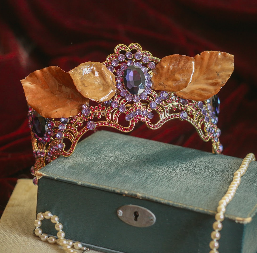 Echte Blätter Buche ❤︎ Tiara