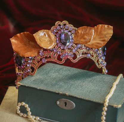 Echte Blätter Buche ❤︎ Tiara