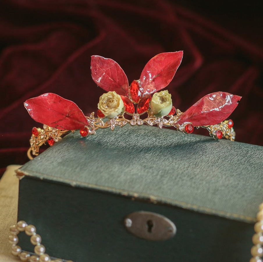 echte Blaubeeren Blätter❤︎ Tiara