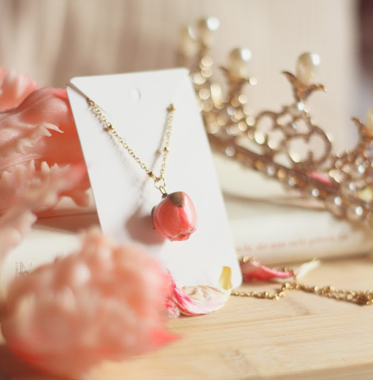 echte Rosenknospen❤︎ Schmuckset