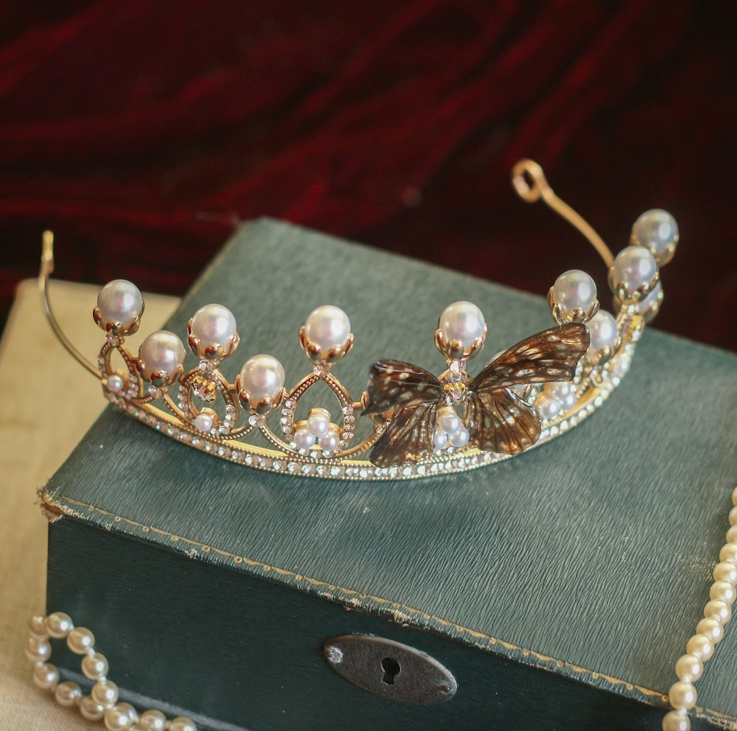 Echter Hestina Schmetterling ❤︎ Tiara