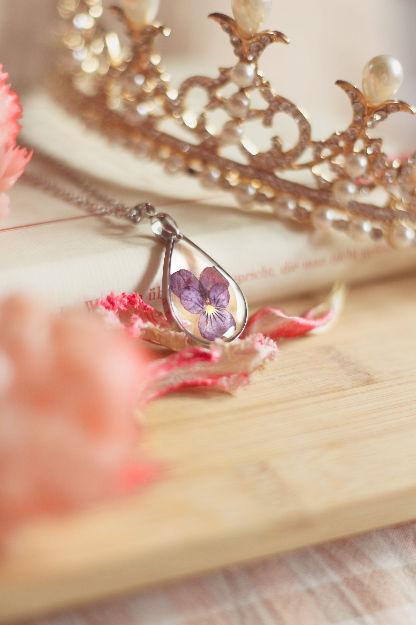 Stiefmütterchen❤︎ Halskette