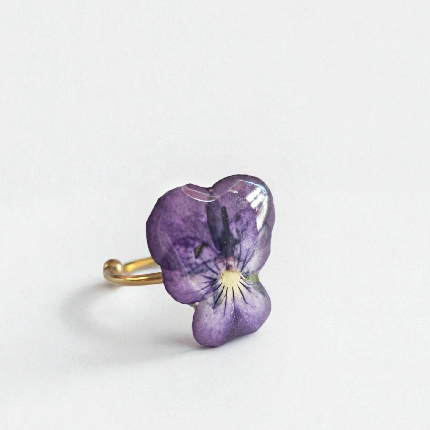 echtes Stiefmütterchen❤︎ Ring