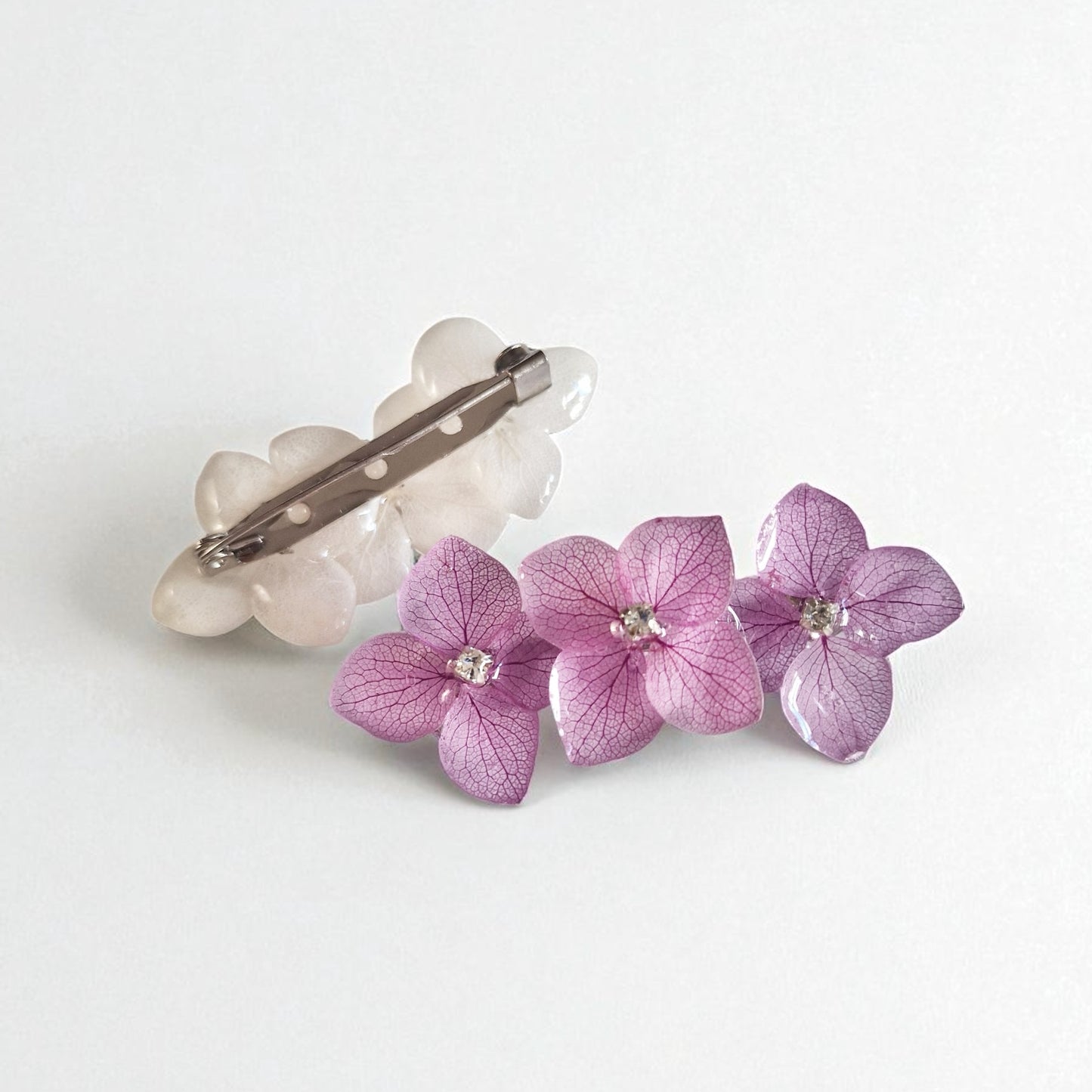 echte Hortensia❤︎ Brosche