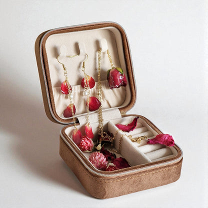 echte Wildrosenblätter❤︎ Schmuckset