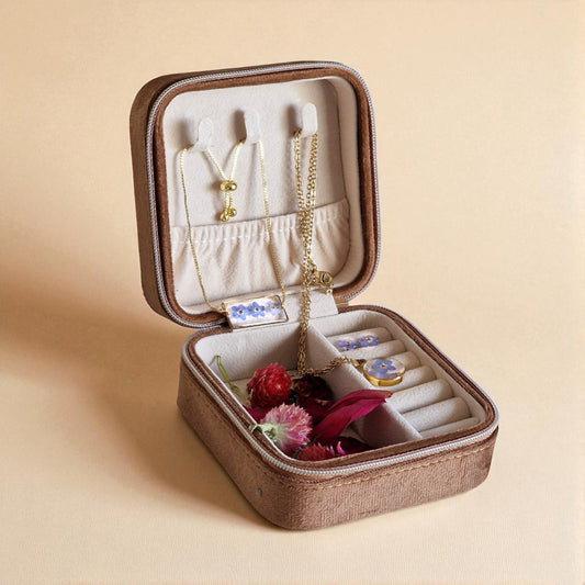 echte Vergissmeinnicht gold❤︎ Schmuckset