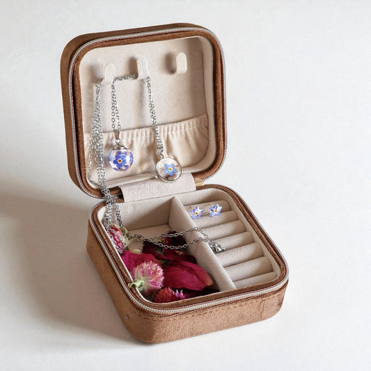 echte Vergissmeinnicht Silber❤︎ Schmuckset