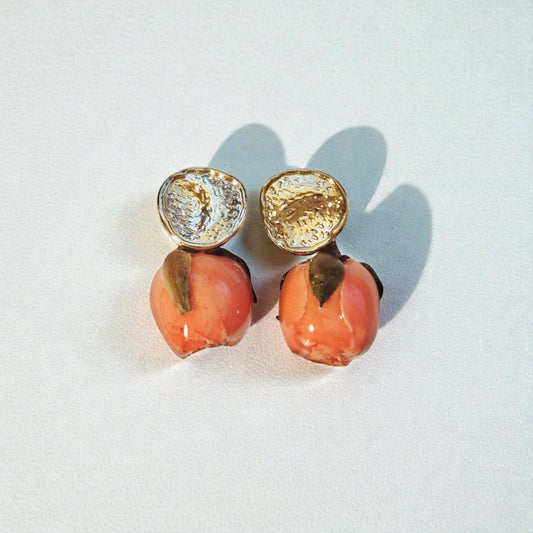 echte Rosenknospe❤︎ Ohrringe