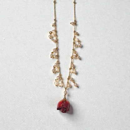 echte Rosenknospe❤︎ Collier