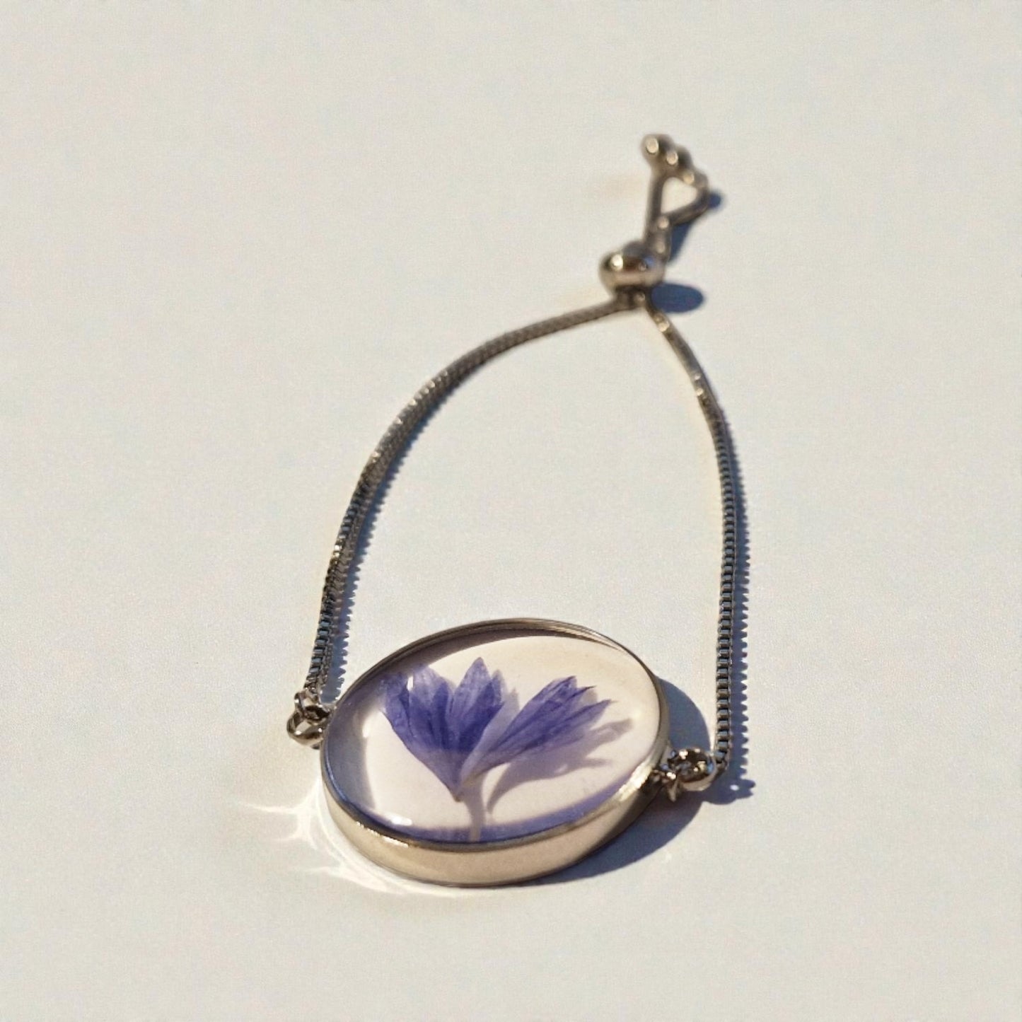 echte Herbstzeitlose- Blüten ❤︎ Armband