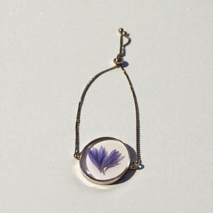 echte Herbstzeitlose- Blüten ❤︎ Armband