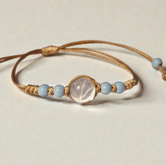 echter Dandelion-Samen❤︎ Armband