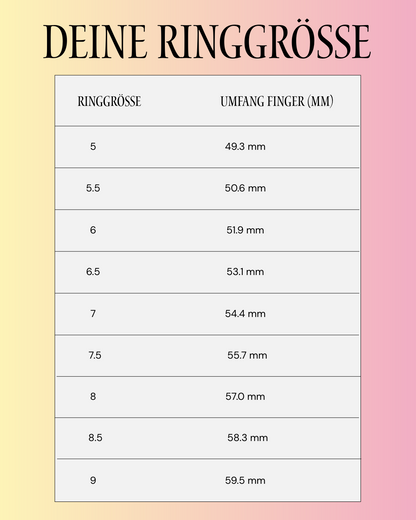 Granat Silber-Ring ❤︎ Gr. 5